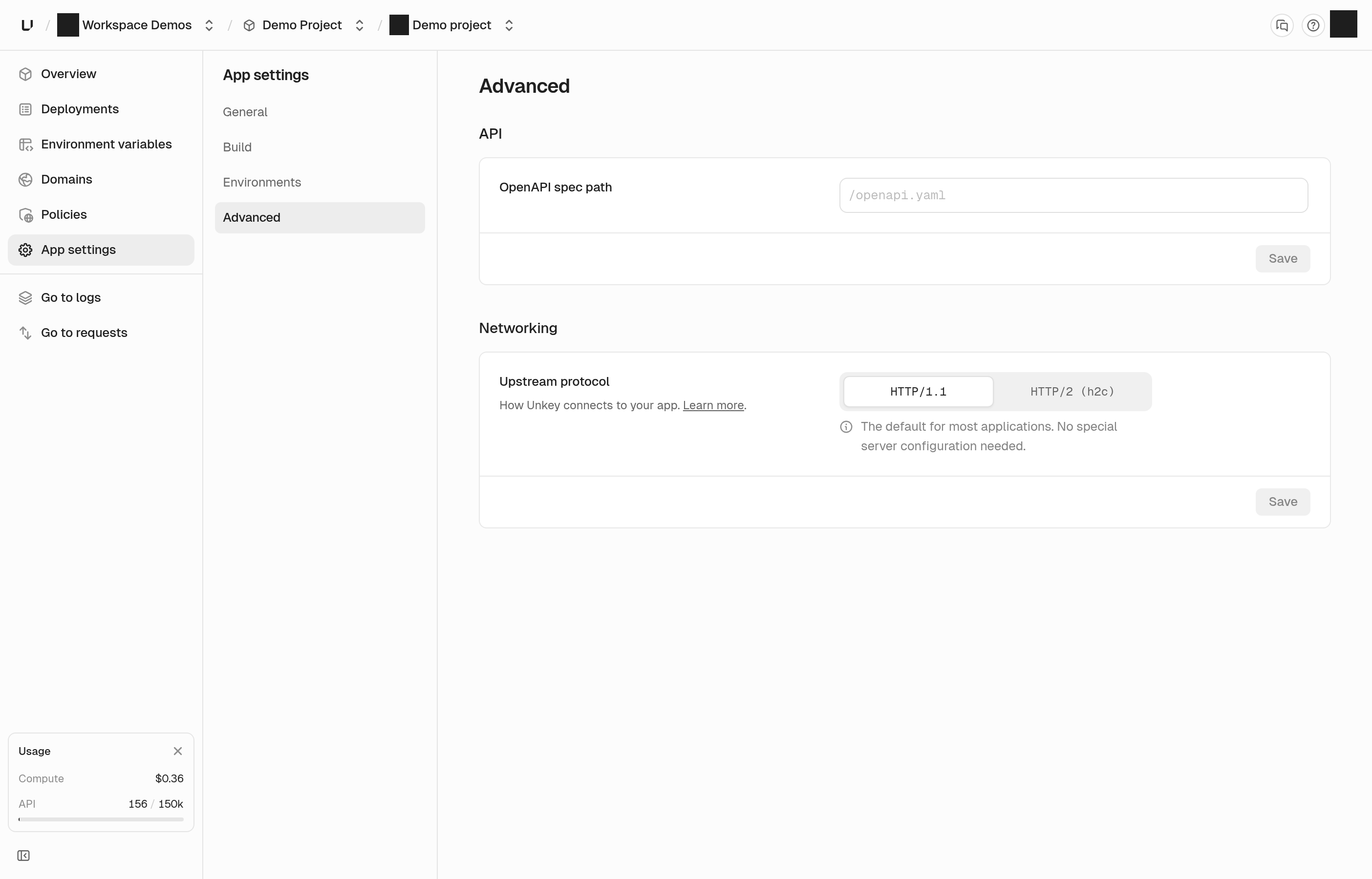 Upstream protocol toggle